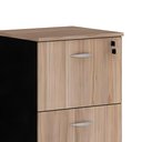 Ver imagem 3 de Gaveteiro para Escritório 4 Gavetas com Chave 46cm New City Calvi/Preto - Gebb Work