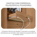 Ver imagem 6 de Guarda Roupa Solteiro Dante com Nicho e Espelho e Cômoda Seul Cumaru 23 - Novo Horizonte