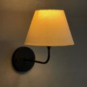 Ver imagem 1 de Arandela Luminária de Parede Curvada Decoração Iluminação Casa Quarto Sala Banheiro Escritório