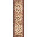 Ver imagem 1 de Tapete Passadeira Bege Floral para Corredor