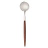 Faqueiro de Aço Inox Cabo Estampa Madeira 24pç Organic - 6