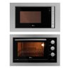 Kit Forno Elétrico 48l + Micro-ondas 25l Fischer Fit Line Embutir Inox 220v - 1