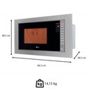 Ver imagem 5 de Kit Forno Elétrico 48l + Micro-ondas 25l Fischer Fit Line Embutir Inox 220v