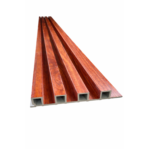 Painéis Ripados Wpc 18mm Imbuia 290x16cm - Revestimento Decorativo Parede Sala Quarto Cozinha