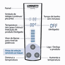 Ver imagem 3 de Chuveiro Lorenzetti Acqua Century Digital Preto 127v 5500w