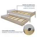 Ver imagem 7 de Cama de Solteiro Turca com Cama Auxiliar Move