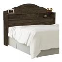 Ver imagem 4 de Cabeceira Para Cama Box Casal 2 Nichos Evelyn 100% MDF Nogal