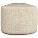 Ver imagem 6 de Puff Decorativo Orgânico para Living Quarto 195cm Doha W01 Linho Palha - Lyam Decor