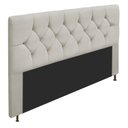Ver imagem 1 de Cabeceira Queen França A05 c/ Strass 160 cm para Cama Box Suede - Doce Sonho Móveis CABECEIRA QUEEN