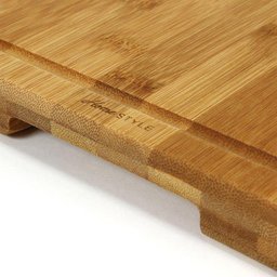 Tábua para Churrasco Bambus Natural 35x35cm - Home Style - 2