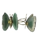 Ver imagem 5 de Porta Guardanapo Argola Borboleta Ágata 5 a 7 cm - Pç