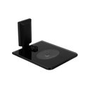 Ver imagem 2 de Kit Banheiro Lavabo Aluminio E Vidro Preto Fosco 6 Peças