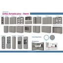 Ver imagem 6 de Paneleiro Cozinha Americana 1 Porta 50cm Branco Henn