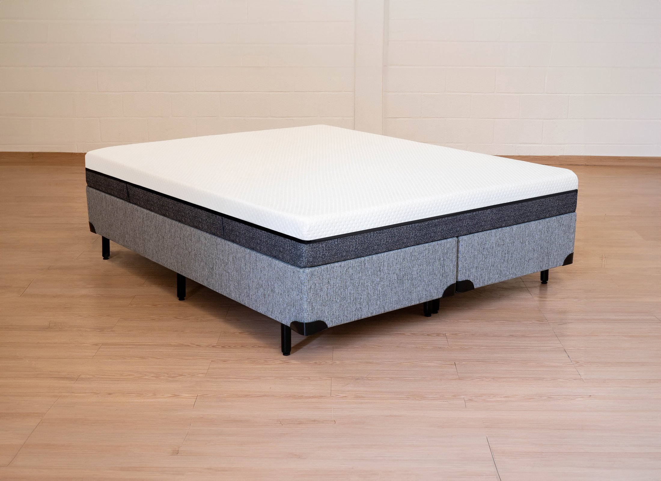 Cama Box King Size Bipartida Serenelife - Tecido Alpha 56 - 2