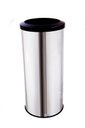 Ver imagem 1 de Lixeira Grande Inox Aro Esmaltado 50 Litros Cesto De Lixo - Preto