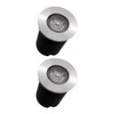 Ver imagem 1 de 2 Embutido Solo 1w Balizador Led Blindado Ip67 Inox Spot Chão Piso