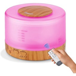 Umidificador 500ml Difusor de Óleo Essencial Umidificador de Ar Doméstico Difusor de Aroma Aromatera - 1