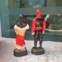Ver imagem 4 de Imagem Casal de Ciganos em Resina 15 Cm