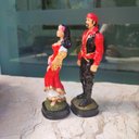 Ver imagem 5 de Imagem Casal de Ciganos em Resina 15 Cm