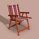 Ver imagem 2 de Cadeira Dobravel de Madeira Jardim e Varanda - Sol Lar e Lazer