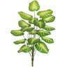 Planta Artificial Arvore Caladium Real Toque X18 Verde Creme 1m - 1