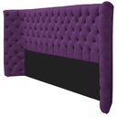 Ver mais imagens de Kit Cabeceira e Calçadeira Baú King Everest P02 195cm para Cama Box Suede - Doce Sonho Móveis