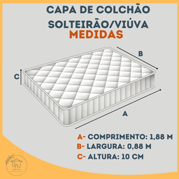 Capa Colchão de Colchonete:azul Marinho - 2