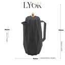 Ver imagem 5 de Garrafa Térmica Diamond Cinza 1l 1856 Lyor