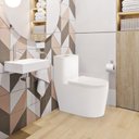 Ver imagem 3 de Vaso Sanitário Monobloco Esmaltado Completo Xambre Mx103 Cor:branco