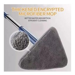 Mop de Limpeza Triângulo Giratório 360 Esfregão - Azul - 2