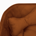 Ver imagem 3 de Poltrona Cama Pet Hanna Estofada Tecido Veludo Divini Decor:cobre
