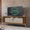 Rack Sala TV 70 Pol Com Adega 160 cm 011078 Cedro Off White DCASA - 7