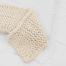 Manta Peseira de Maxi Tricot Queen 0,70x2,20m, Cor Off White - Magma Cotton - 4