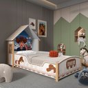Ver imagem 6 de Cama Montessoriana Infantil Solteiro 100% MDF Branco