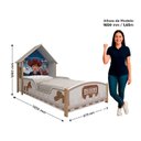 Ver imagem 4 de Cama Montessoriana Infantil Solteiro 100% MDF Branco