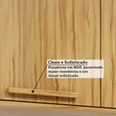 Ver imagem 6 de Armário Aéreo Geladeira 100% MDF 80cm Malta Marrom/Amêndoa Espresso Móveis