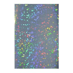 Papel Adesivo Holográfico Vinil Caquinhos Ink Jet A4 50fl - 1