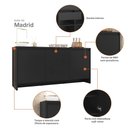 Ver imagem 3 de Aparador Buffet Madri Preto