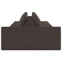 Ver imagem 6 de Sofá Ilha Modular com Puff para Sala Living 312cm Georgia K04 Veludo Marrom - Mpozenato