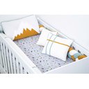 Ver imagem 3 de Kit Berço Bebê Escandinavo 09 Pçs Cinza Lunar - Hug