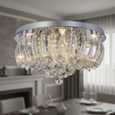 Ver imagem 3 de Plafon Sobrepor Led Cristal e Acrílico Greta 45cm 24w Luz Amarela Quente