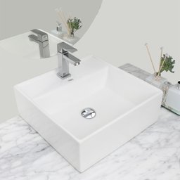 Cuba Cerâmica Banheiro/Lavabo 42x42 cm - 1