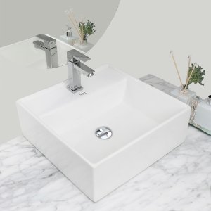Cuba Cerâmica Banheiro/Lavabo 42x42 cm
