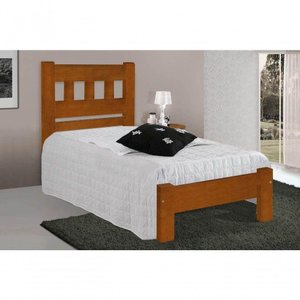 Cama Solteirão Marrocos De Madeira Angelim Mel
