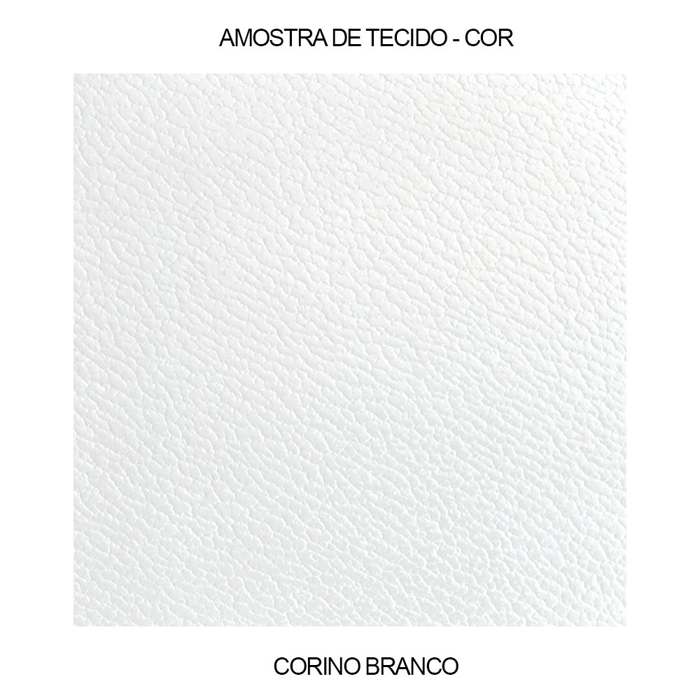 Conjunto Sofá Ravena 3 Lugares + 2 Poltronas Ravena Corino Branco - 4