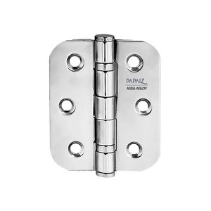 Dobradiça de Inox com Anel 1296-3 Cromada 3.1/2"x3" Pç