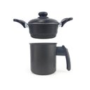 Ver imagem 4 de Panela Cuscuzeiro Alumínio Alça Baquelite Preto