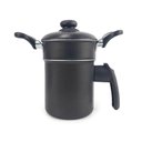 Ver imagem 1 de Panela Cuscuzeiro Alumínio Alça Baquelite Preto