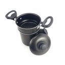 Ver imagem 3 de Panela Cuscuzeiro Alumínio Alça Baquelite Preto