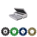 Ver imagem 6 de Bicama Box Baú 88x188 Corino Linho com Colchão de Espuma Ecoline D20 Ecoflex